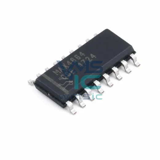 MAX4664CSE+T Четырехканальный CMOS переключатель SPST (5 Ом) SOIC-16