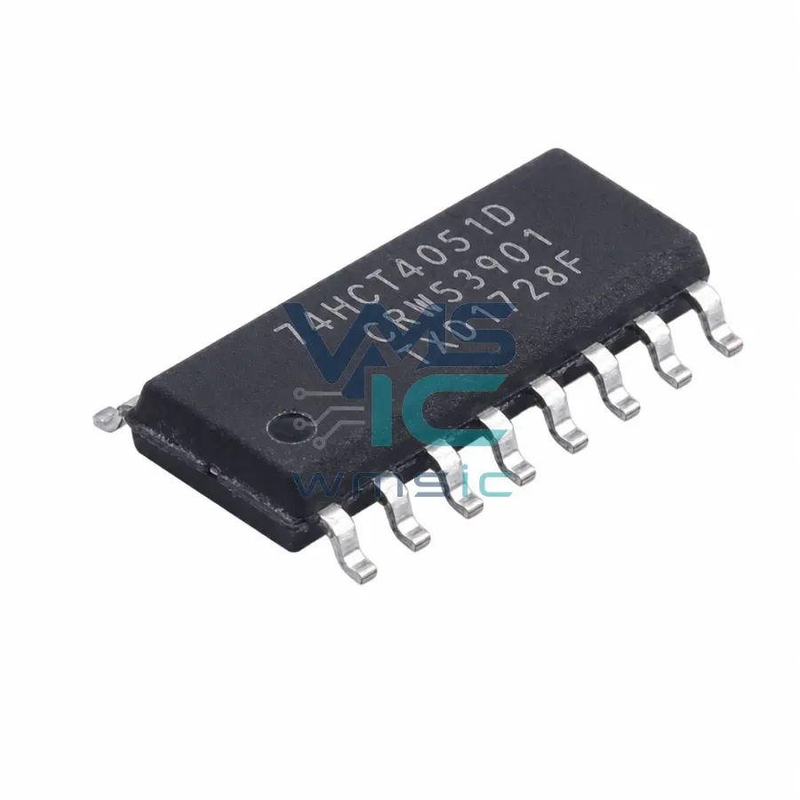 74HCT4051D,112 8-канальный аналоговый мультиплексор/демультиплексор, SOIC-16 Корпус