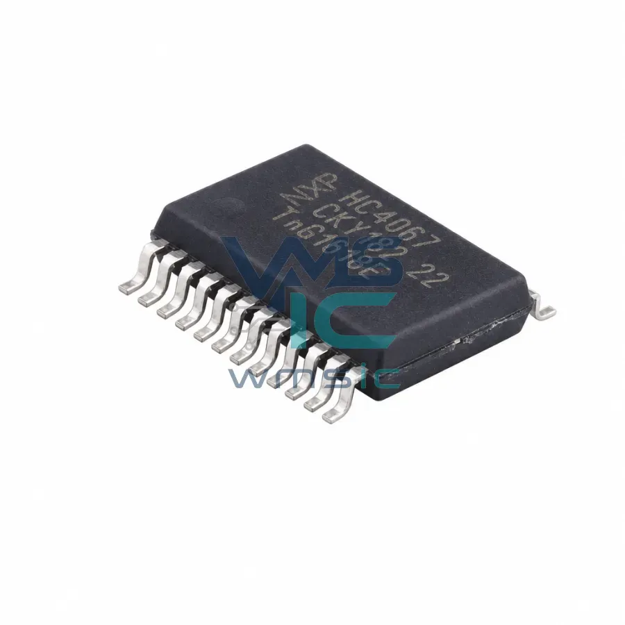 停产 16通道模拟多路复用器/解复用器 74HC4067DB SSOP-24-208mil 封装