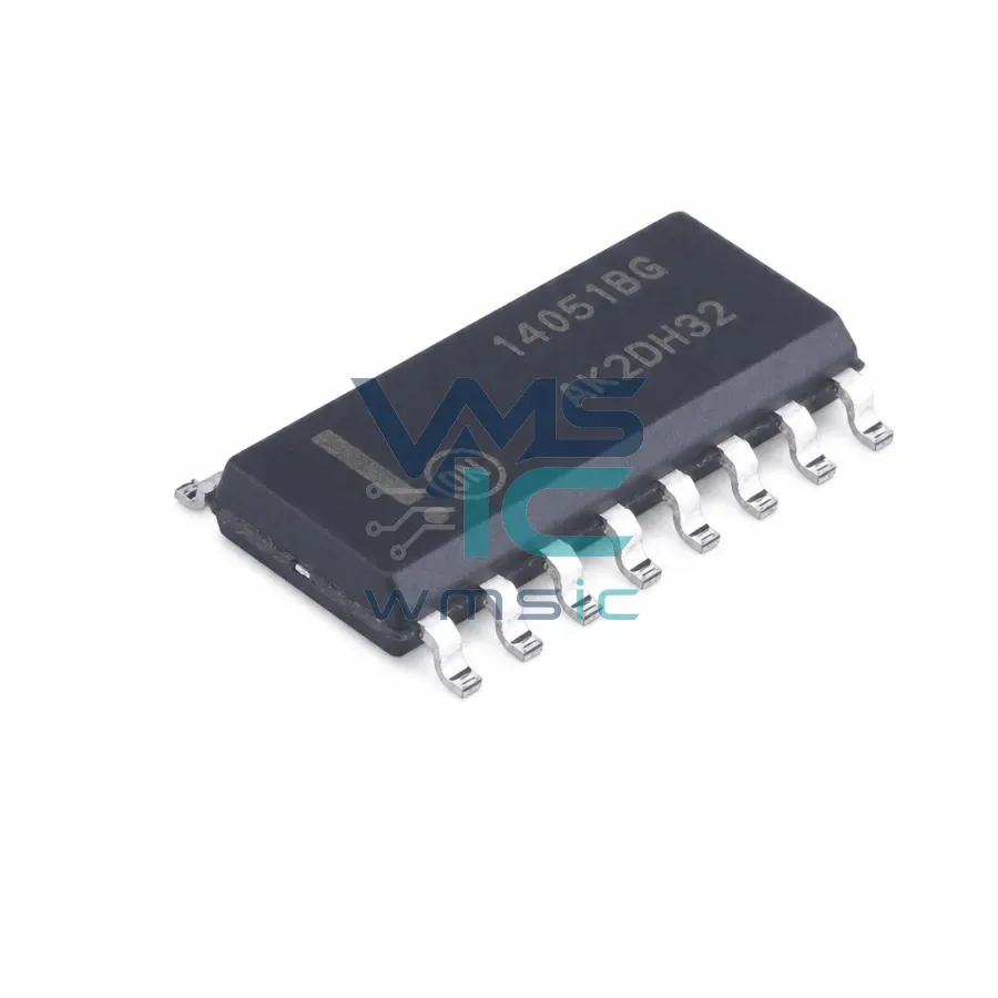 MC14051B 8通道模拟多路复用器/多路分路器 MC14051BDR2G SOIC-16 封裝