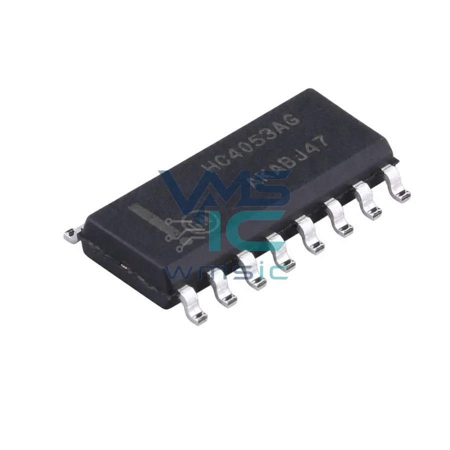 高性能量子栅CMOS模拟多路复用器/解复用器 MC74HC4053ADR2G SOIC-16 封装