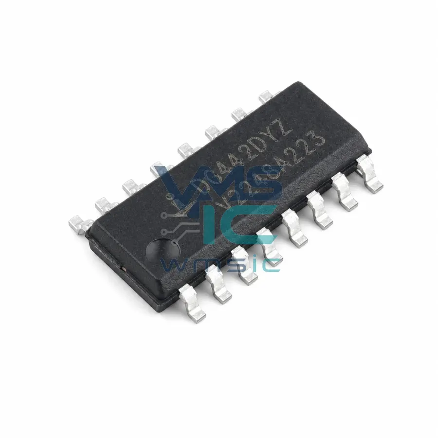 单片式四通道单刀单掷CMOS模拟开关 DG442DYZ SOIC-16 封装