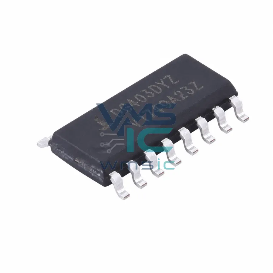Сдвоенный аналоговый переключатель SPDT DG403DYZ, SOIC-16 Корпус