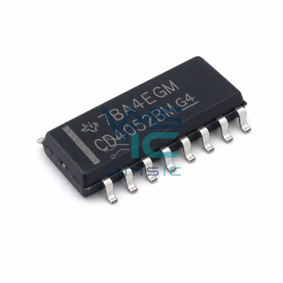 CD4052BM Dual 4-Channel CMOS Analog Multiplexer/Demultiplexer CD4052BM SOP-16 Package