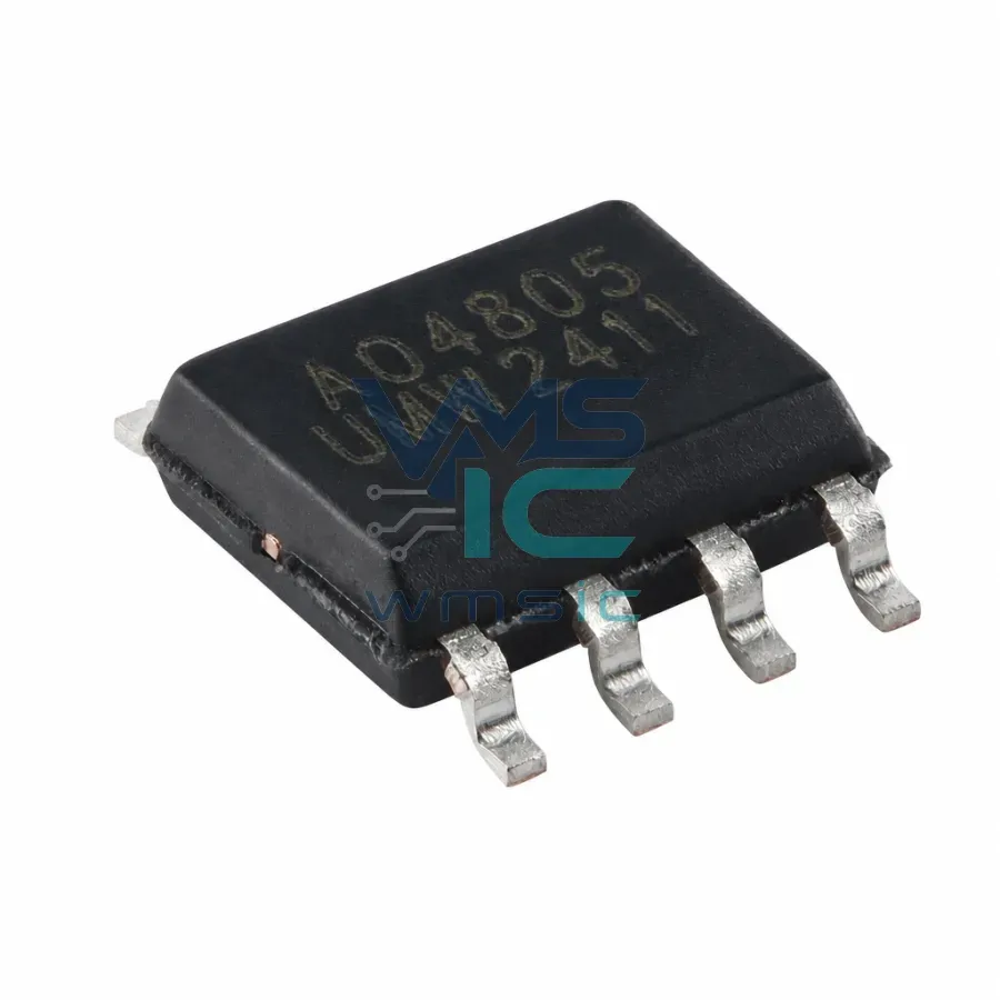 Сдвоенный P-канальный MOSFET транзистор AO4805, SOP-8, 30В, 9А Корпус