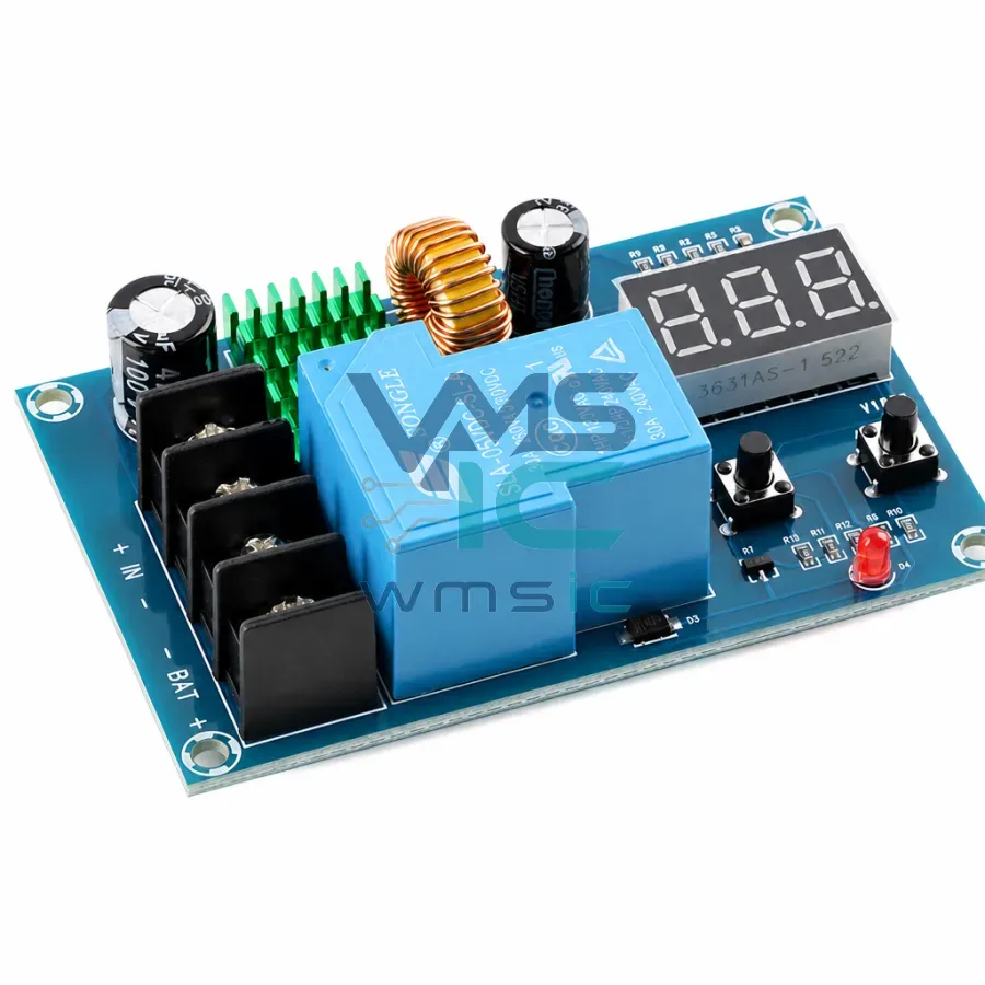 Контроллер заряда аккумуляторов M604, 6В-60В, модуль защиты от перезаряда Корпус