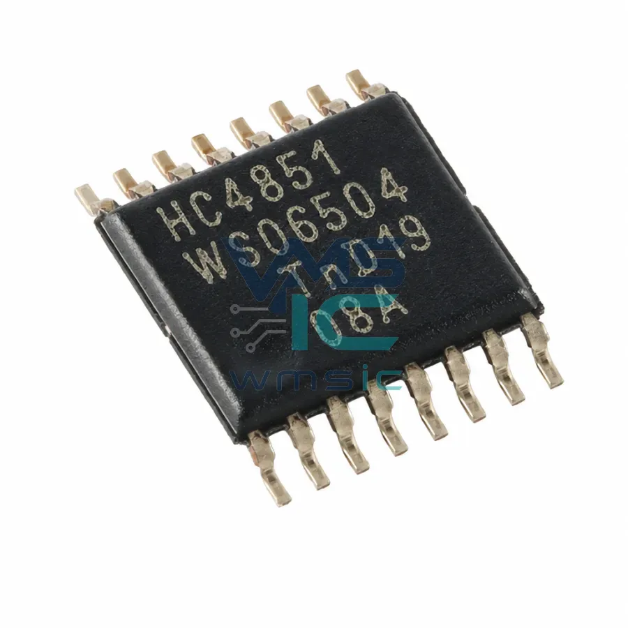 原装正品 74HC4851PW-Q100 11 TSSOP-16 8通道模拟多路复用器 74HC4851PW 封裝