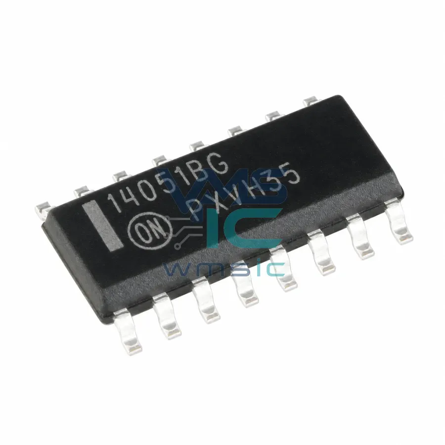 8-канальный аналоговый мультиплексор MC14051BDR2G, корпус SOIC-16 Корпус
