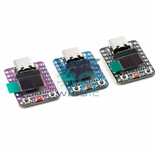 Отладочная плата ESP32-C3-OСветодиод с WiFi, Bluetooth и экраном 0.42 дюйма