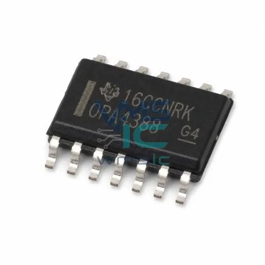 OPAx388精密、零漂移、零交叉、真正的轨至轨输入/输出运算放大器 OPA4388IDR SOIC-14