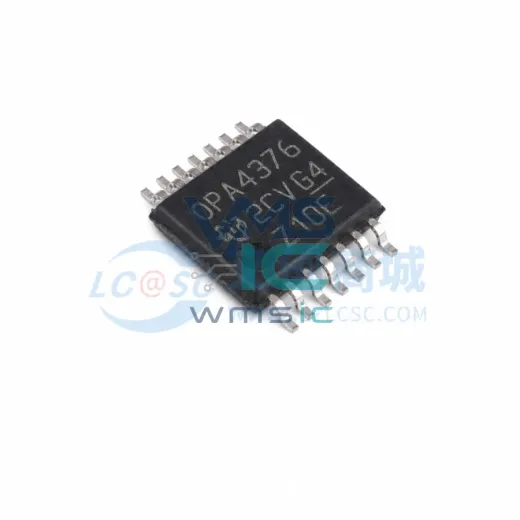 OPAx376 低噪声、低静态电流、精密运算放大器 OPA4376AIPW TSSOP-14