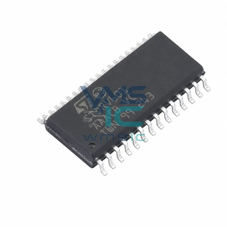 Высоковольтный драйвер STDRIVE601TR, тройной полумост, SO-28 Корпус
