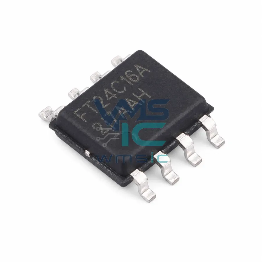 Последовательная EEPROM FT24C16A-KSG-T, 16 Кбит, I2C, SOP-8 Корпус