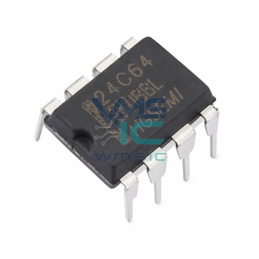 Микросхема EEPROM AT24C64N DIP-8, 64 Кбит Корпус