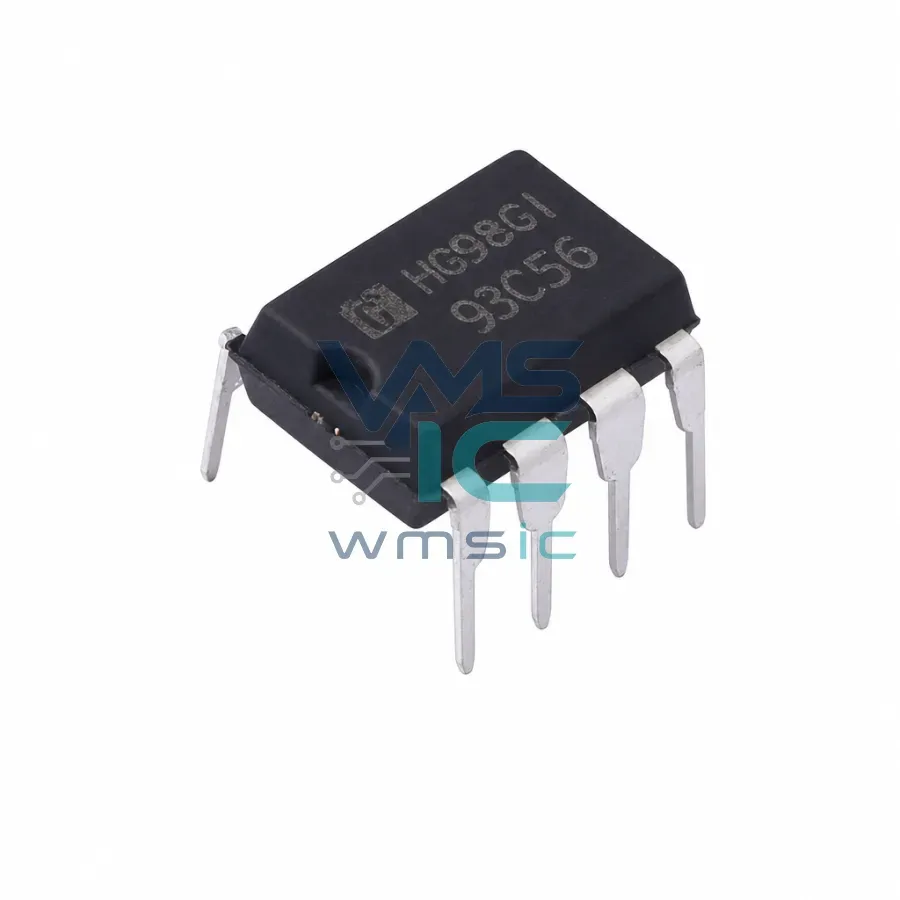 2 Kbit 3-проводной последовательный EEPROM AT93C56N DIP-8 Корпус