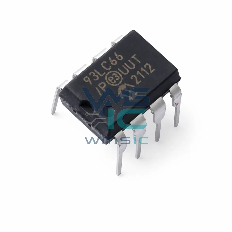 4 Kbit 2,5В Микроволновая последовательная EEPROM 93LC66/P PDIP-8 Корпус