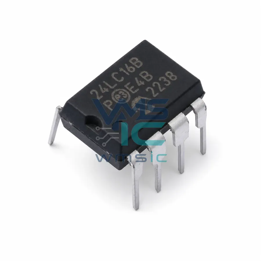 EEPROM-память 24LC16B/P 16 Кбит I2C DIP-8 Корпус