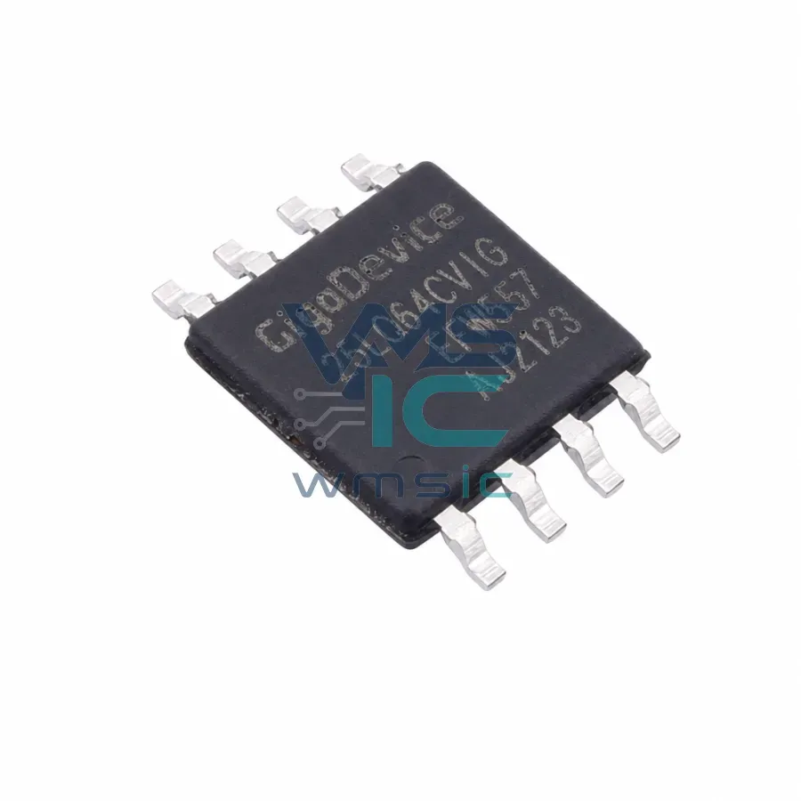 Микросхема флэш-памяти Serial Flash GD25LQ64CVIGR, 64 Мбит, 1.8В, SPI, VSOP8 208mil Корпус