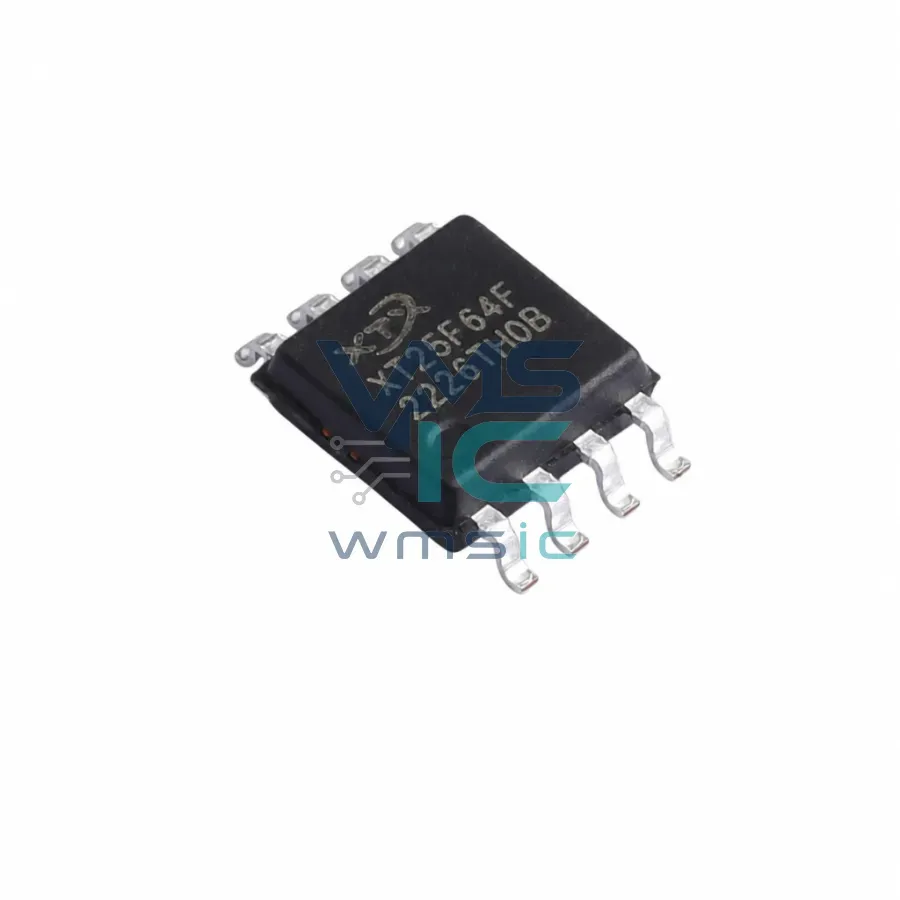 Микросхема памяти XT25F64FSSIGU 64Мбит 3.3V Quad SPI Flash, SOP-8 Корпус
