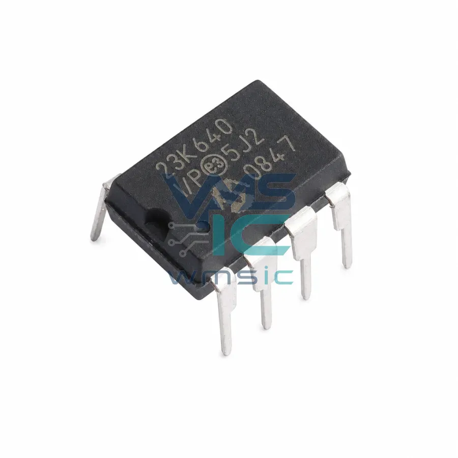 23K640-I/P Последовательная память SRAM 64Кбит SPI, PDIP-8 Корпус