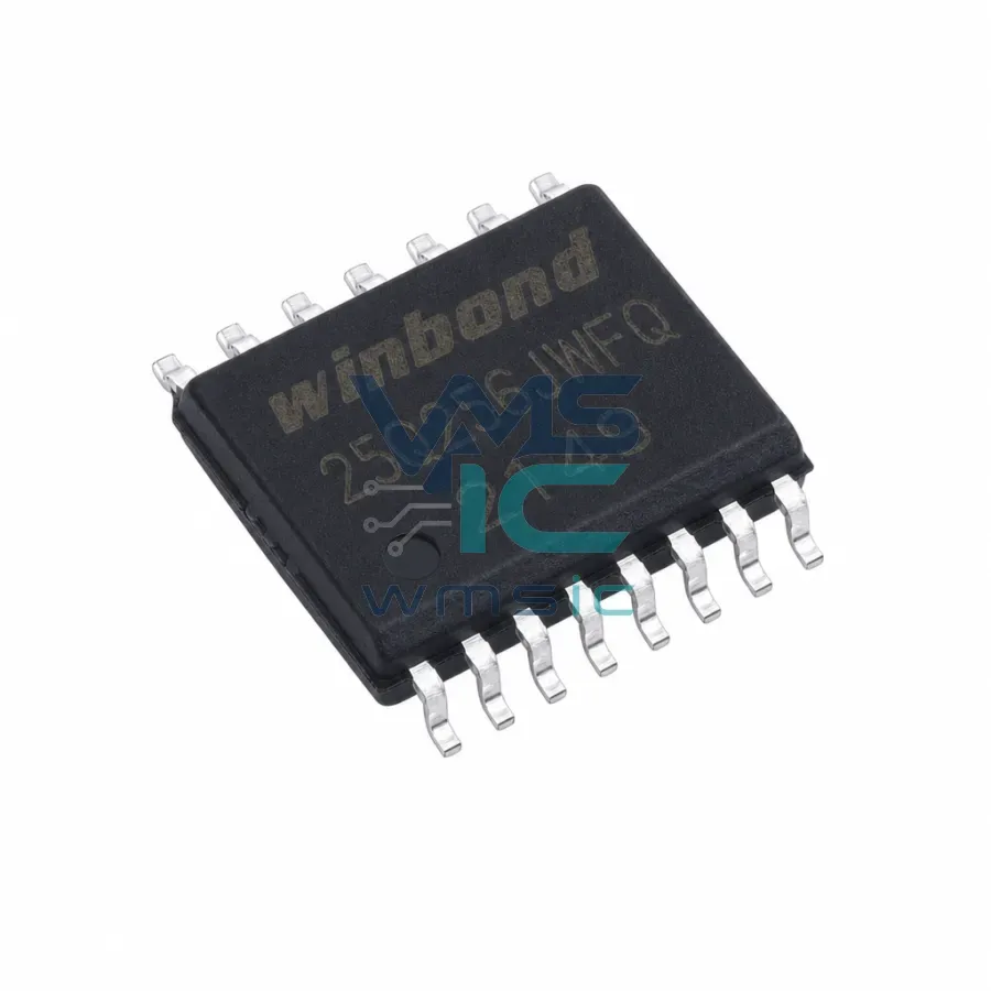 支援双路/四路SPI接口的1.8V、256Mbit 串行闪存 W25Q256JWFIQ SOIC-16-300mil 封裝