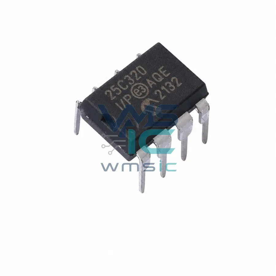 32Kbit SPI Бусиновый интерфейс последовательная EEPROM память 25C320-I/P PDIP-8 Корпус