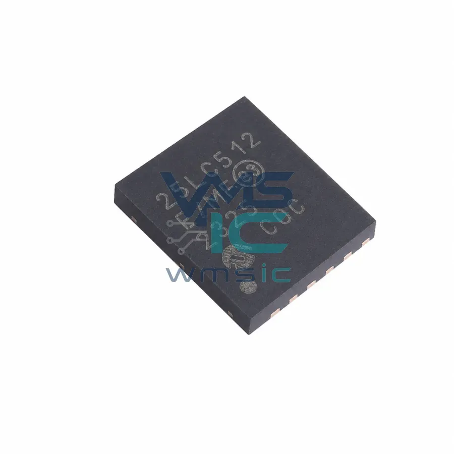 512 Kbit SPI шинный EEPROM память 25LC512-E/MF DFN-8-EP(5x6) Корпус