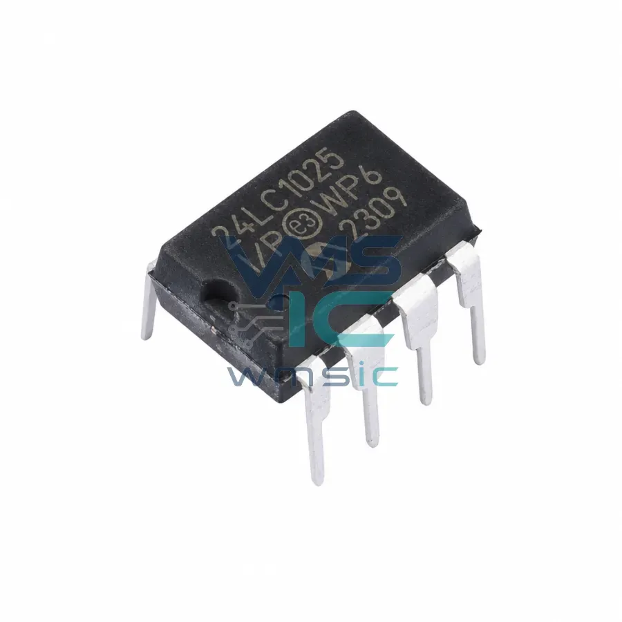 1 Mb EEPROM Серийный мультиплексор I2C 24LC1025-I/P PDIP-8 Корпус