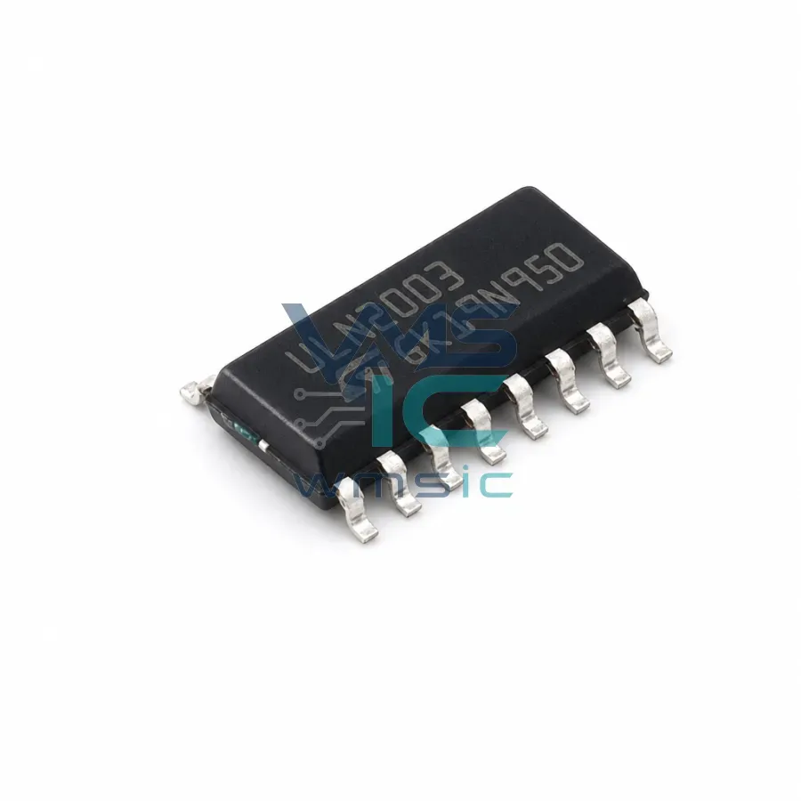 7-канальная сборка транзисторов Дарлингтона ULN2003D1013TR, SOIC-16 Корпус