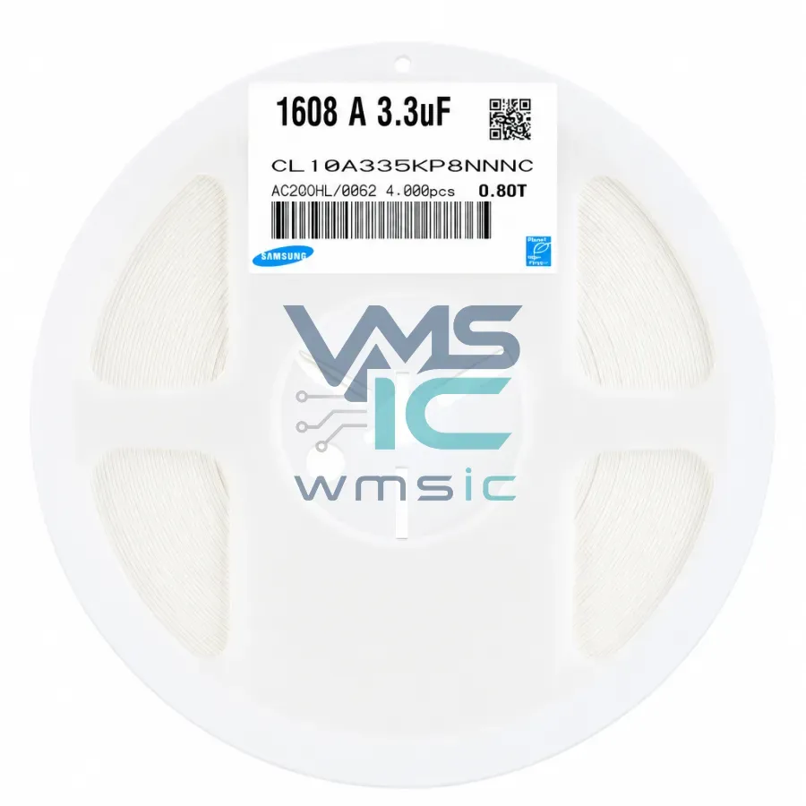 0603 SMD Ceramic Capacitor 3.3uF+/ 10% 10V X5R CL10A335KP8NNNC 50 Pcs CL10A335KP8NNNC Package