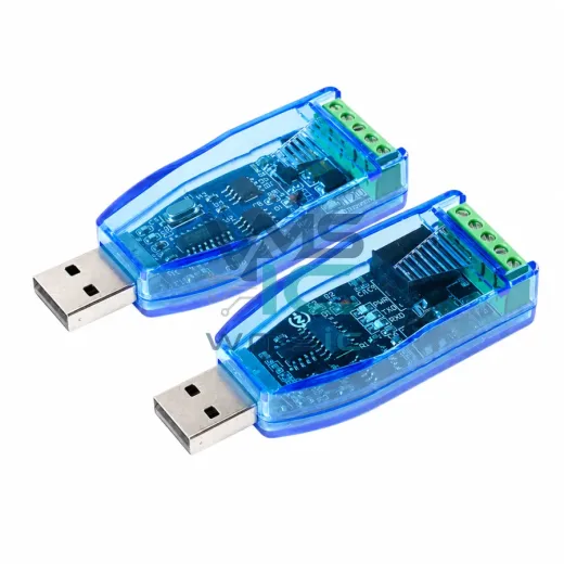 Промышленный USB-RS485 конвертер ZK-U/H485 с защитой TVS