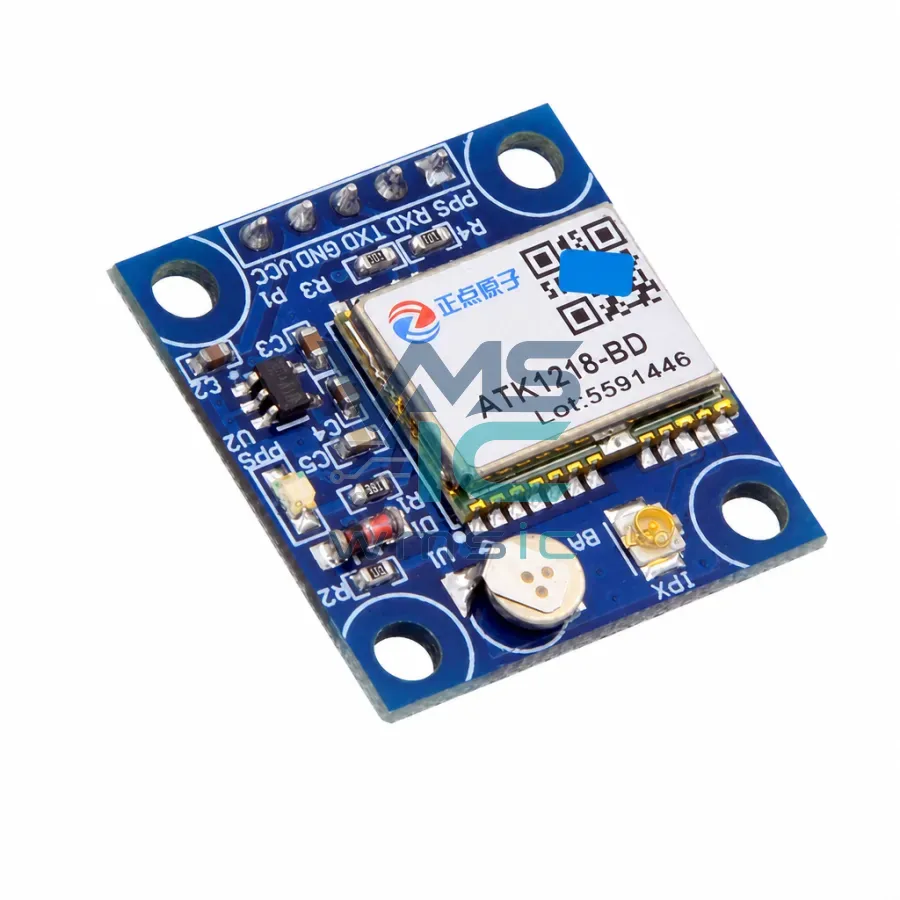 Двухсистемный модуль позиционирования GPS+Beidou ATK1218-BD с антенной Корпус