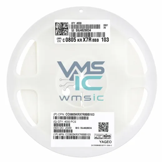 原装 0805贴片电容 10nF(103) ±10% 25V X7R CC0805KRX7R8BB103