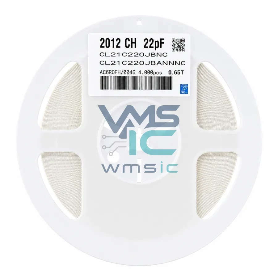 0805 SMD Capacitor 22pF+/ 5% 50V COG CL21C220JBANNNC 50pcs CL21C220JBANNNC Package