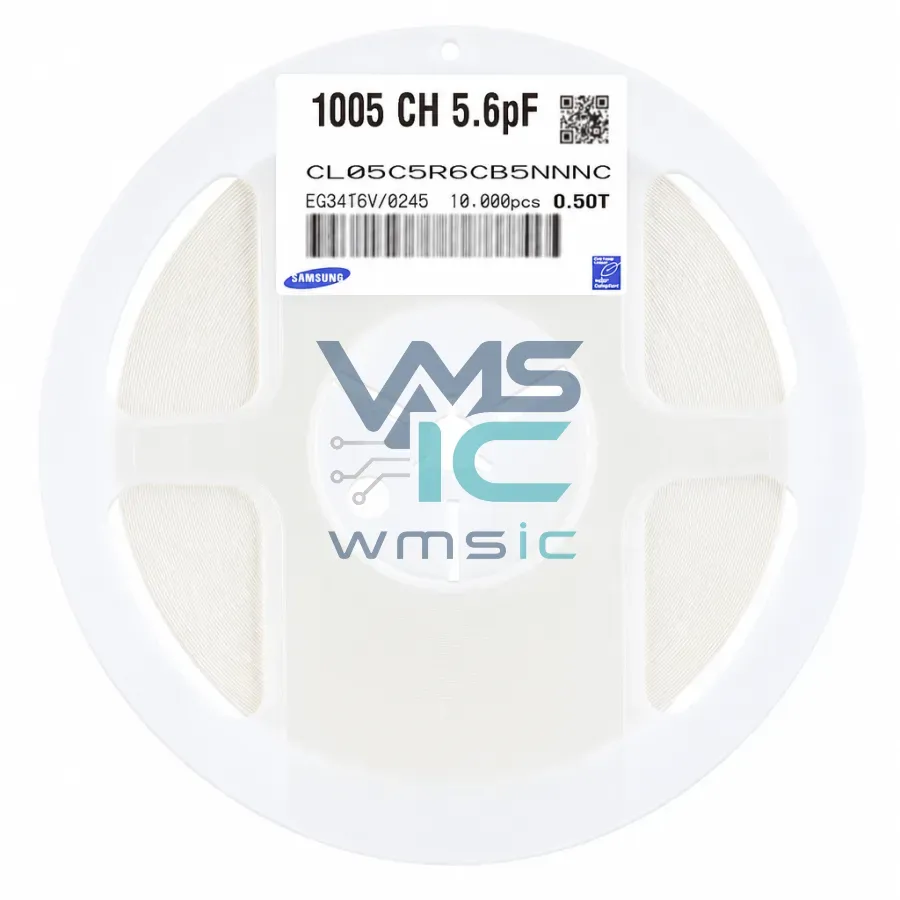 CL05C5R6CB5NNNC 0402 SMD MLCC Ceramic Capacitor 5.6pF+/ 0.25pF 50V C0G CL05C5R6CB5NNNC Package