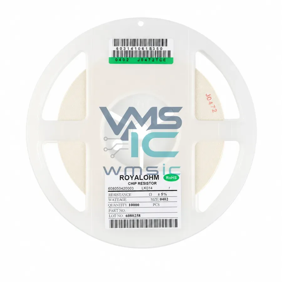 0402 SMD Resistor 4. Ohm+/ 5% 1/16W 0402WGJ0435TCE 100 Pcs 0402WGJ0435TCE Package