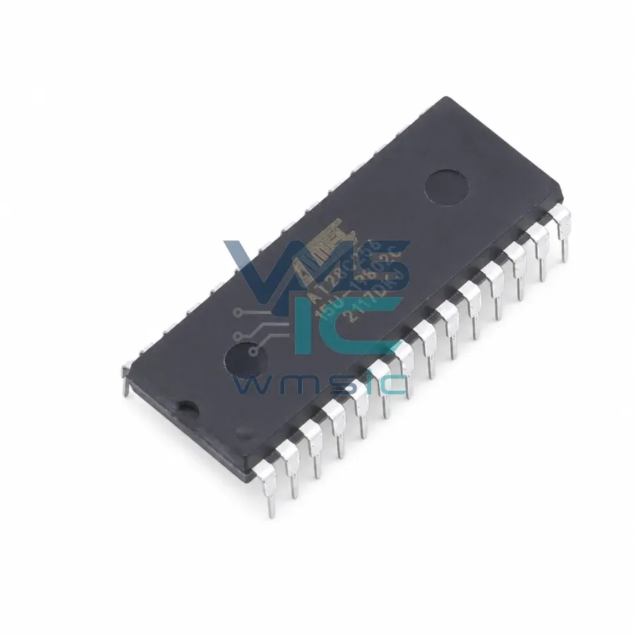 Чип памяти EEPROM объемом 256Kbit параллельного типа AT28C256-15PU PDIP-28 Корпус