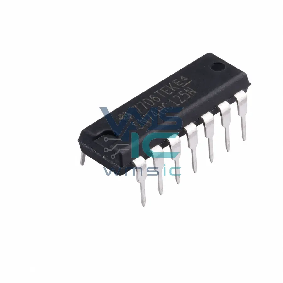 SN74HC125N Quad Bus Buffer Gate with 3-State Outputs SN74HC125N DIP-14 Package