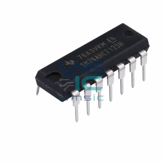Четырехканальный буфер шины с 3 состояниями SN74AHCT125N, DIP-14