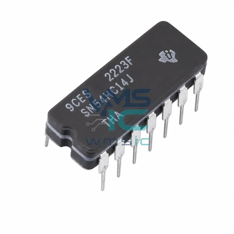 SN54HC14J 6-Channel 2V to 6V Inverter with Schmitt Inputs SN54HC14J CDIP-14 Package