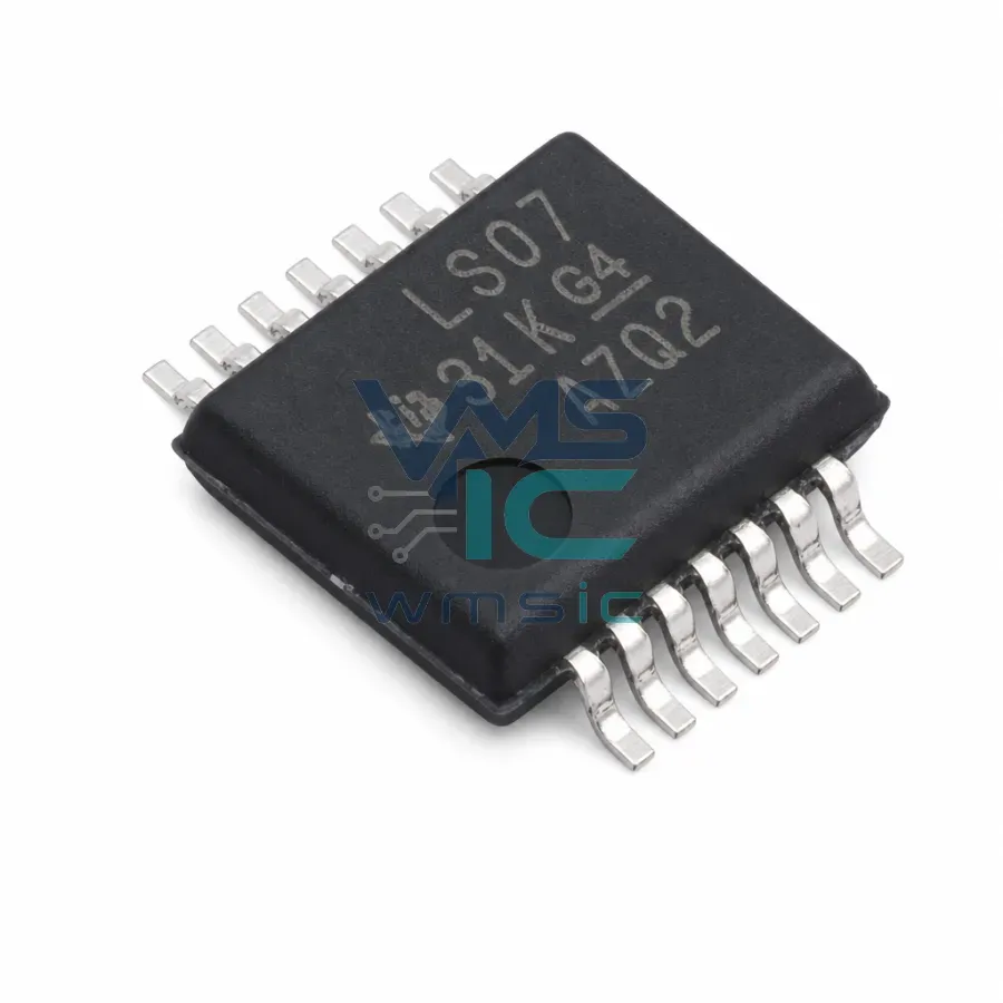 SN74LS07DBRG4 Hex Buffer/Driver with Open-Collector High-Voltage Outputs SN74LS07DBRG4 SSOP-14 Package