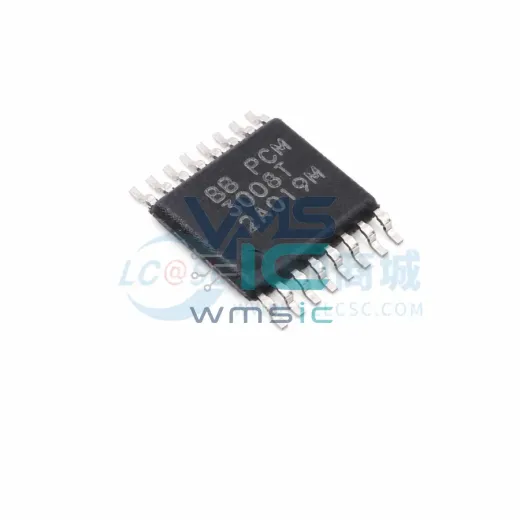 16-битный низковольтный стерео аудиокодек PCM3008T/2K, TSSOP-16