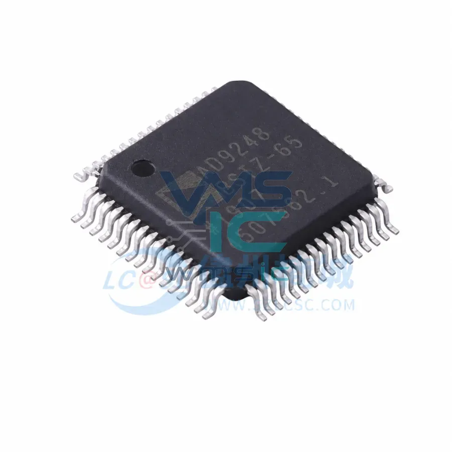 双核、14位、20/40/65 MSPS、3 V模数轉换器 AD9248BSTZ LQFP-64(7x7) 封裝