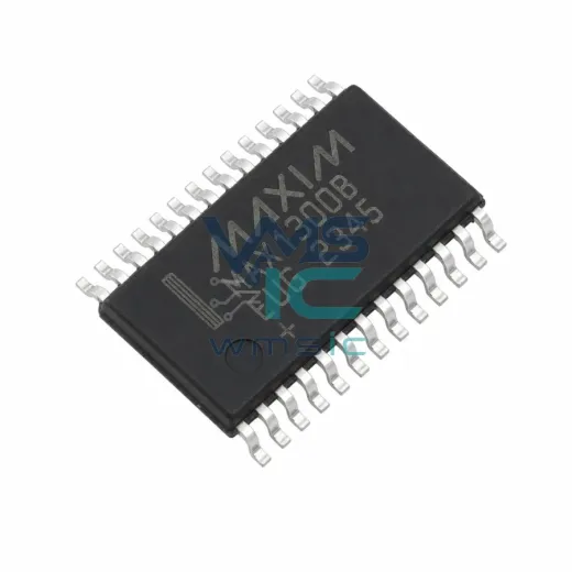 MAX1300BEUG+T 8-канальный 16-битный АЦП последовательного приближения, TSSOP-24
