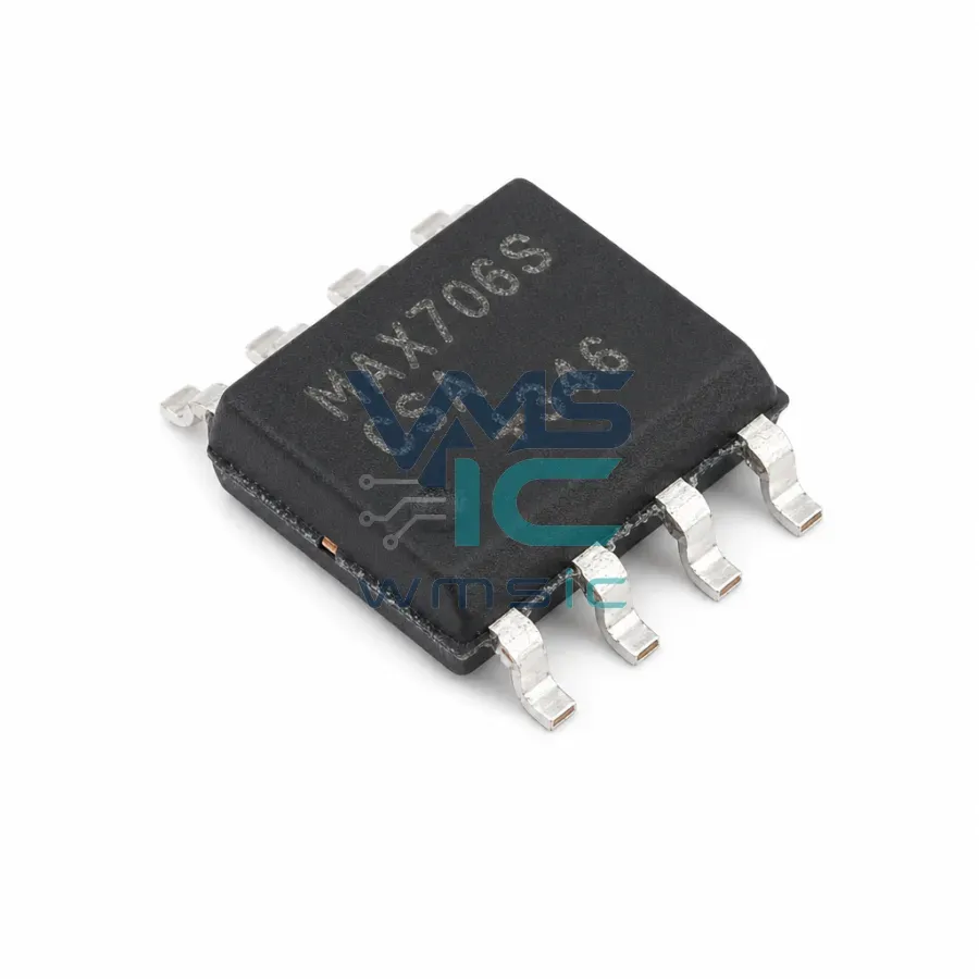 MAX706SCSA-HXY Voltage Supervisor 5V-5.5V Input 3V Threshold Active Low MAX706SCSA SOP-8 Package