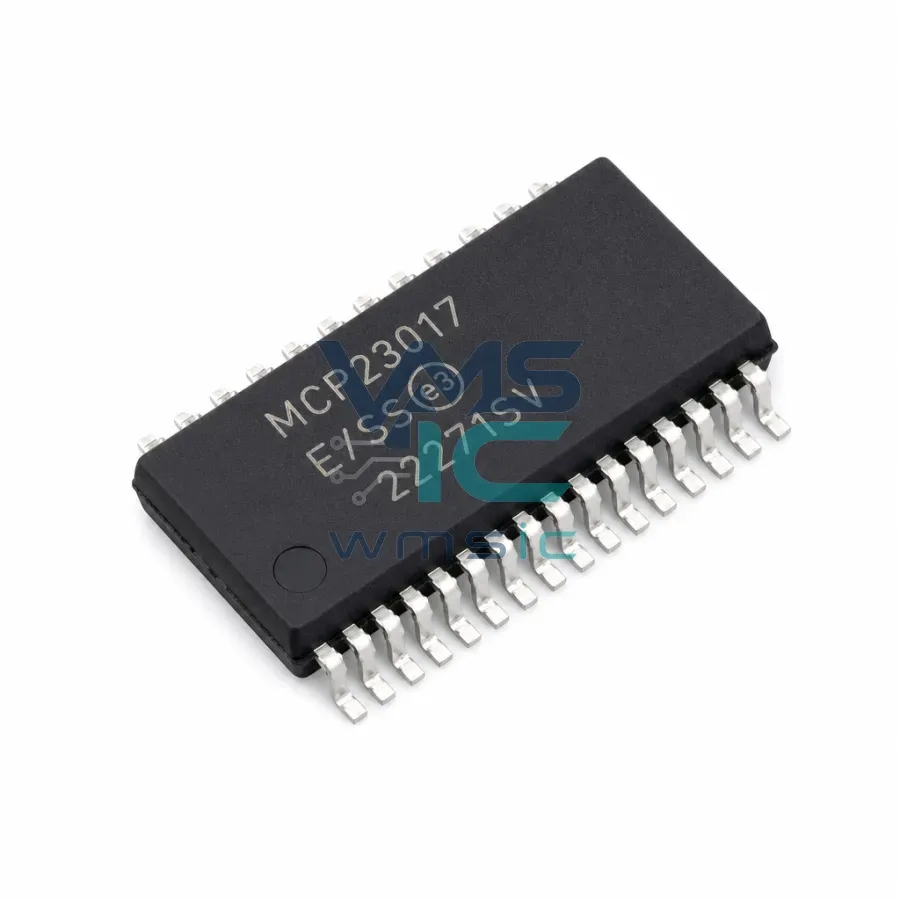 16-битный расширитель I/O с интерфейсом I2C SSOP28 MCP23017-E/SS SSOP-28(5.3x10.2x0.65) Корпус