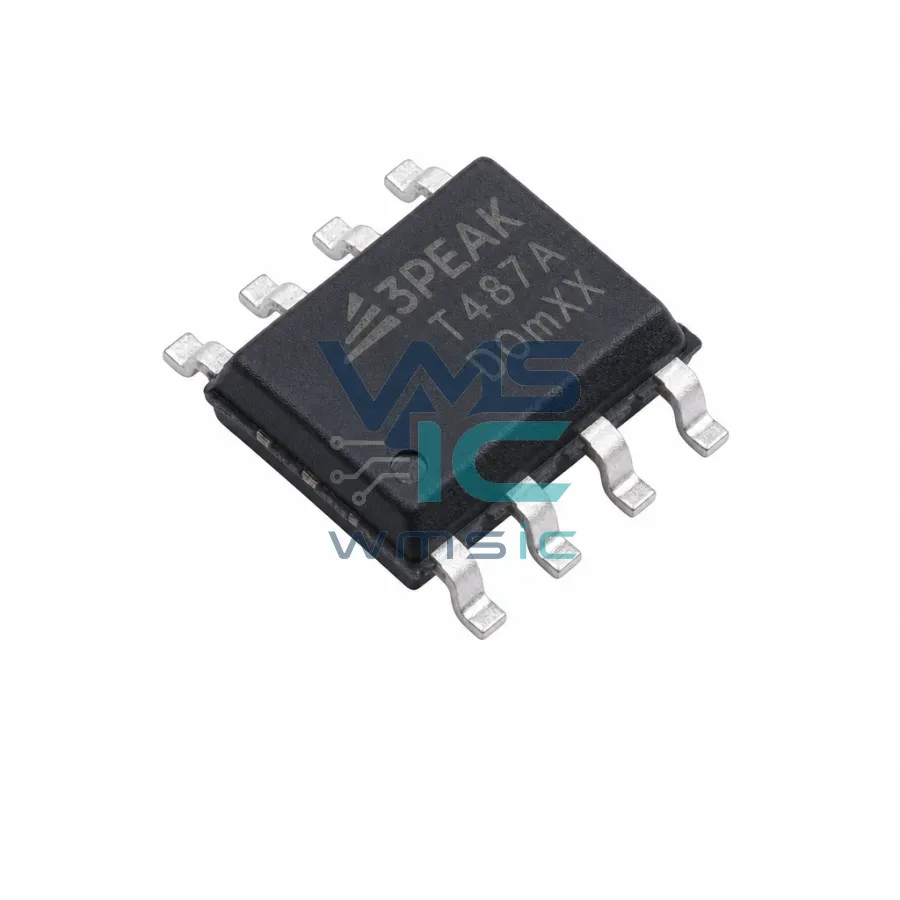 Трансивер RS-485 TPT487A-SO1R с защитой ESD ±20 кВ, 500 кбит/с, SOP-8 Корпус