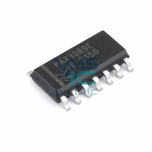 Приемопередатчик RS-485/RS-422 MAX3089ECSD+T, 10 Мбит/с, ESD 15 кВ, SOIC-14