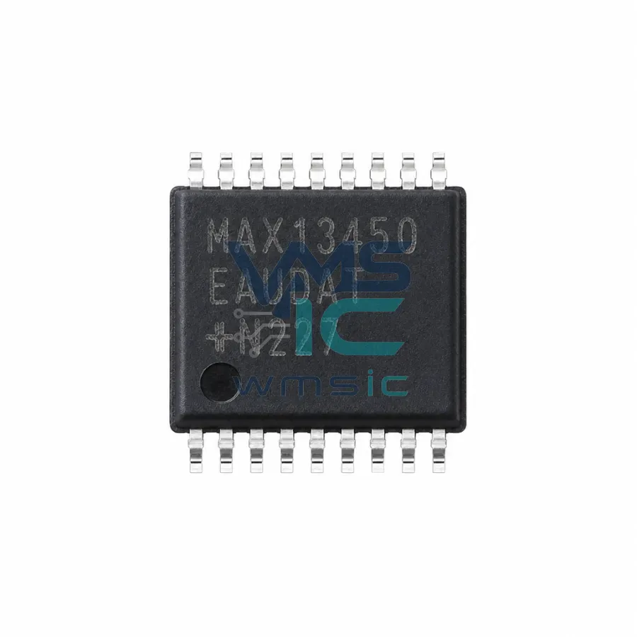 Приемопередатчик RS-485 MAX13450EAUD+, активная терминация, TSSOP-14-EP Корпус
