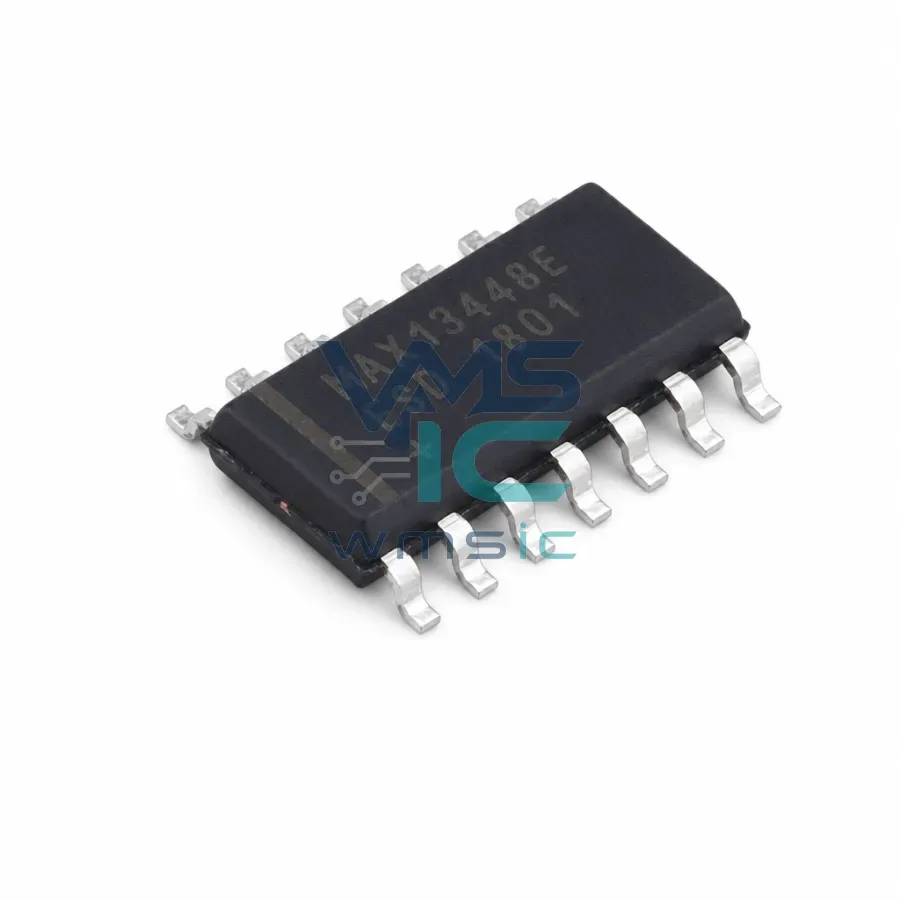 Полнодуплексный приемопередатчик RS-485 MAX13448EESD+T, SOIC-14 Корпус